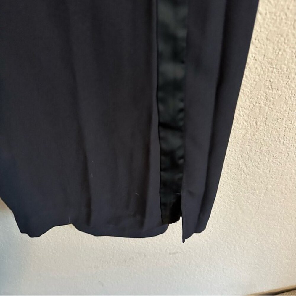 Biltmore Navy Blue Tuxedo Women's Wide Leg Pants Size 6 NWT - Picture 13 of 16